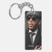 Aangepaste foto personaliseren Sleutelhanger (Voorkant Links)