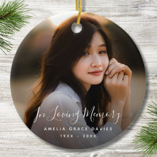 Aangepaste foto Persoonlijke Memorial Tribution Fu Keramisch Ornament