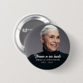 Aangepaste foto Persoonlijke Memorial Tribution Fu Ronde Button 5,7 Cm (Voorkant /achterkant)