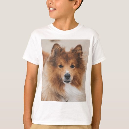 Aangepaste foto Pet Dog Aangepast T-shirt (Voorkant)