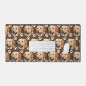 Aangepaste foto Pet Photo Pattern Dog Bureaumat (Keyboard & Muis)
