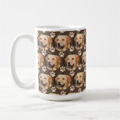 Aangepaste foto Pet Photo Pattern Dog Koffiemok (Links)
