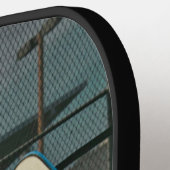 Aangepaste foto Pickleball Paddle met Monogram (Links Detail)