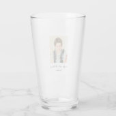 Aangepaste foto Pint Beer Glass Glas (Achterkant)