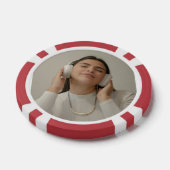 Aangepaste foto poker chips (Enkel)