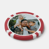 Aangepaste foto poker chips (Enkel)
