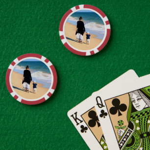 Aangepaste foto-pokerchips Uw favoriete foto's cad Poker Chips