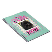 Aangepaste Foto Pom Dog Mom Shirt Pomeranian Owner Notitieboek (Rechterzijde)