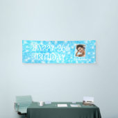 Aangepaste foto Pool verjaardagsfeestje waterrimpe Spandoek (Beurs)