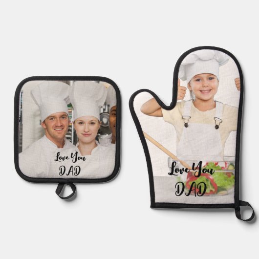 Aangepaste foto pot houders set (Voorkant)