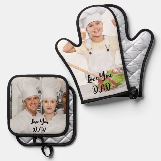 Aangepaste foto pot houders set (Voorkant / Achterkant)