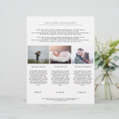 Aangepaste foto-prijslijsten (Staand voorkant)