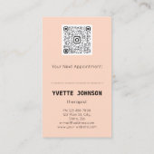 Aangepaste foto Qr Code Logo Professional Couche Visitekaartje (Achterkant)