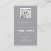 Aangepaste foto Qr Code Logo Professional Visitekaartje (Achterkant)