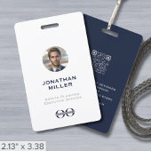 Aangepaste foto QR-code personeels ID-badge Badge