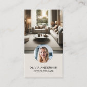 Aangepaste foto QR-code social media professioneel Visitekaartje (Voorkant)