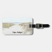 Aangepaste foto reisvakantie bagagelabel (Voorkant horizontaal)