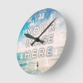 Aangepaste foto ronde klok (Hoek)