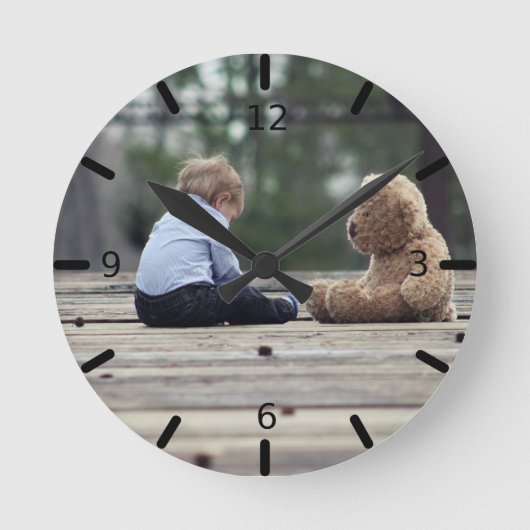 Aangepaste foto ronde klok (Voorkant)