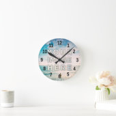 Aangepaste foto ronde klok (Huis)