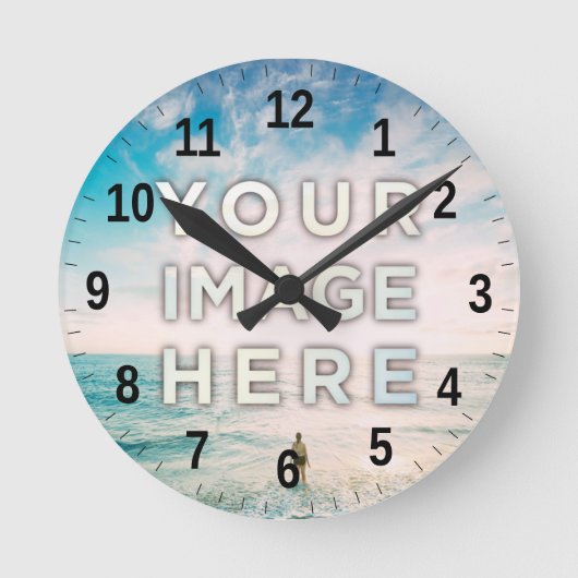 Aangepaste foto ronde klok (Voorkant)