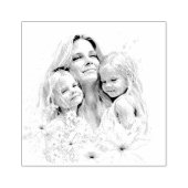 Aangepaste foto rubber stempel (Afrduk)