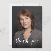 Aangepaste foto Sage Green 50ste verjaardagsfeestj Bedankkaart (Voorkant)