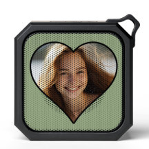 Aangepaste foto Sage Groene Hart Gepersonaliseerd 