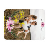 Aangepaste foto save the date - Minimalistische ma Magneet (Horizontaal)