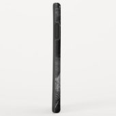 Aangepaste foto schattig dier Fox chic zwart wit Case-Mate iPhone Case (Achterkant/rechts)