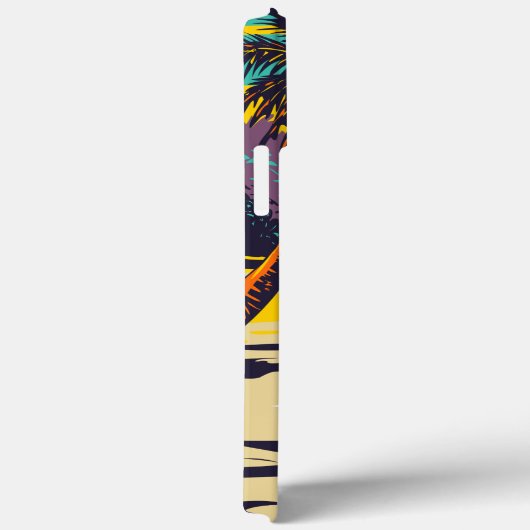 Aangepaste foto schattig schilderen zonsblauw Case-Mate iPhone case (Achterkant / Rechts)