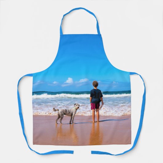 Aangepaste foto Schort met uw eigen ontwerp (Voorkant)