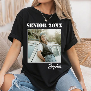 Aangepaste foto senior 2026 klas van 2026 afstuder t-shirt
