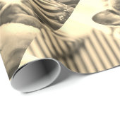 Aangepaste foto Sepia Cadeaupapier (Rol Hoek)