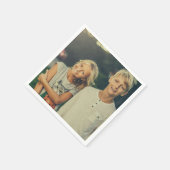 Aangepaste foto servet (Hoek)