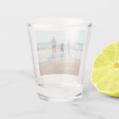 Aangepaste Foto Shot Glas met Tekst Gepersonalisee (Achterkant)