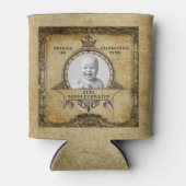 Aangepaste foto-sjabloon van 40e verjaardag blikjeskoeler (Voorkant)