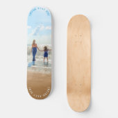 Aangepaste foto skateboard Gift Your Photos and Te (Voorkant)