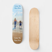 Aangepaste foto skateboard Uw foto's en tekst cade (Voorkant)