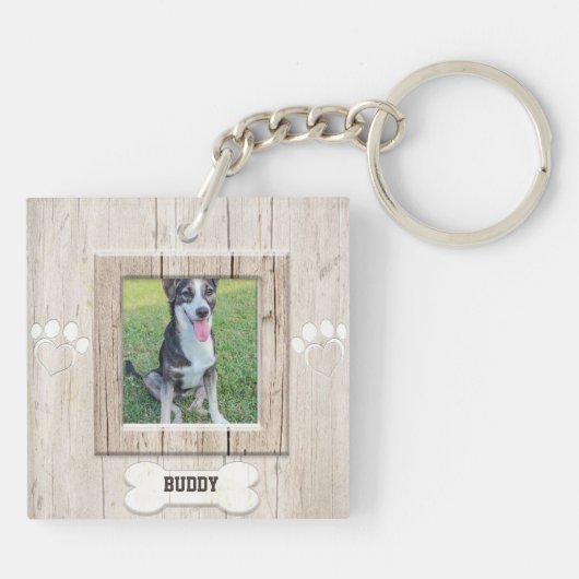 Aangepaste foto sleutelhanger (Achterkant)