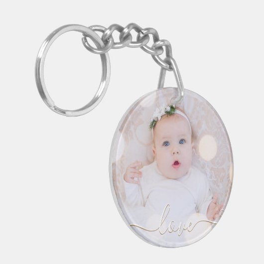 Aangepaste foto sleutelhanger (Voorkant Links)