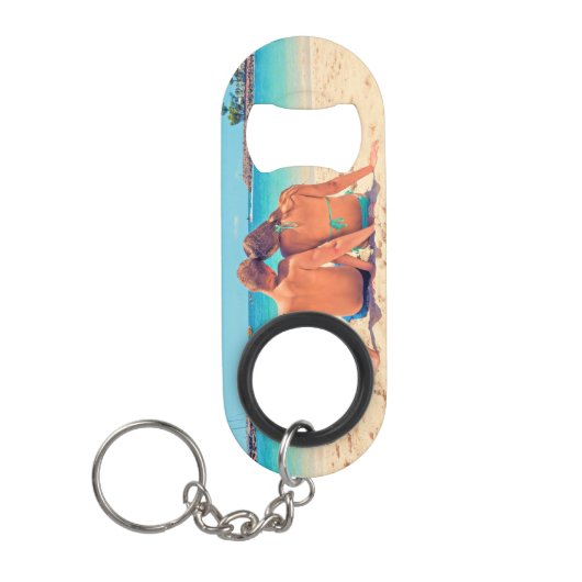 Aangepaste foto Sleutelhanger flesopener gepersona Mini Flessenopener (Voorkant)