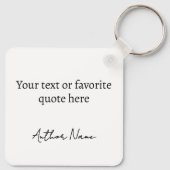 Aangepaste foto sleutelhanger, Moederdag, Verjaard Sleutelhanger (Achterkant)