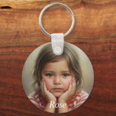 Aangepaste foto-sleutelhanger sleutelhanger (Voorkant)
