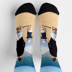 Aangepaste foto Sokken uw foto's cadeau