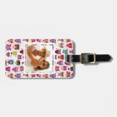 Aangepaste foto-spoedondergrond voor kinderen bagagelabel (Voorkant horizontaal)