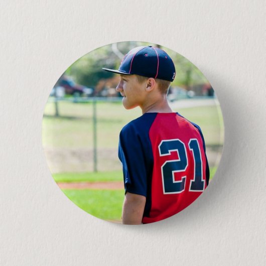 Aangepaste Foto Sport Button/PIN Ronde Button 5,7 Cm (Voorkant)