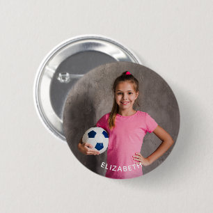 Aangepaste foto sporten knop ronde button 5,7 cm