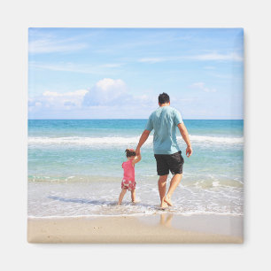 Aangepaste foto. Square Fridge Magnet. Magneet