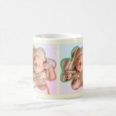 Aangepaste foto St. Patrick's 4Leaf Shamrock Lijst Koffiemok (Center)